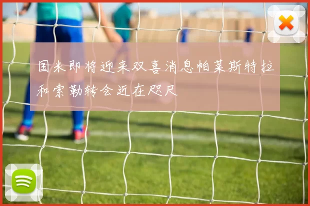 国米即将迎来双喜消息帕莱斯特拉和索勒转会近在咫尺